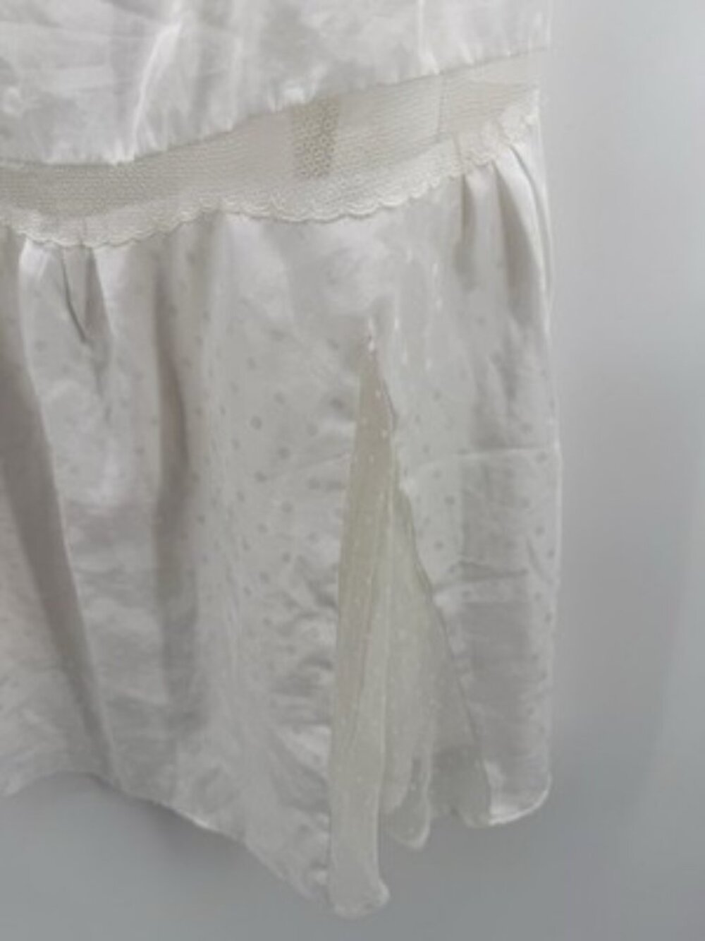 Victoria’s Secret Angels White Lace Embroidered Chemise Slip Dress L Large - Picture 2 of 6